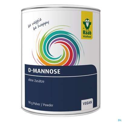 Sie sehen eine Packung D-mannose Pulver/vegan Raab 90g, Produktbild: 05 D-mannose Pulver/vegan Raab 90g, A-Nr.: 4351009 - 05