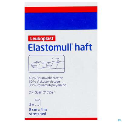 Elastische Binden Elastomull/haft 4mx 8cm 1st, A-Nr.: 0765079 - 01