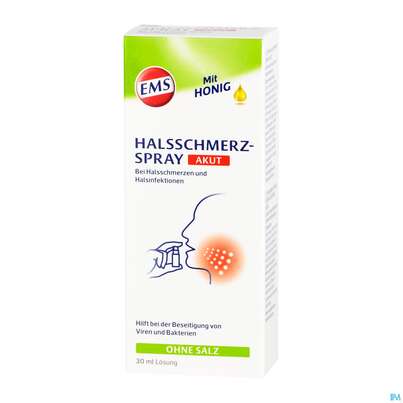 Emser Halsschmerz Spray Akut +honig Ab 6 Jahre Halsschmerz +infektion 30ml, A-Nr.: 4737921 - 03