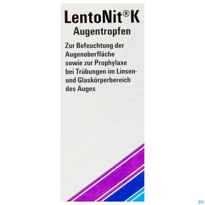 Lento Nit K Augentopfen 10ml, A-Nr.: 3130849 - 01