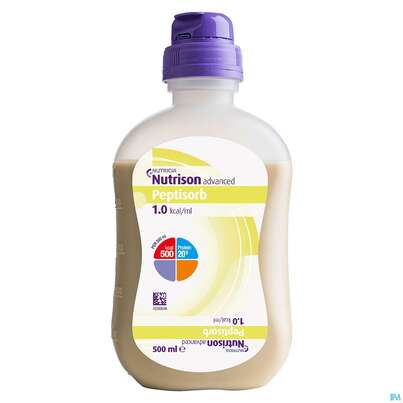 Nutrison/ 500ml Sondennahrung Smart Pack Advanc.peptisorb 12fl, A-Nr.: 4839001 - 01