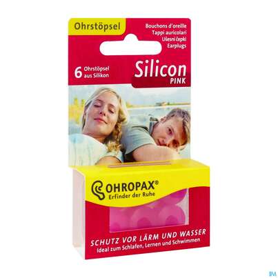 Ohrenschutz Ohropax Silicon g.laerm/wasser/wind Pink 6st, A-Nr.: 3036725 - 03