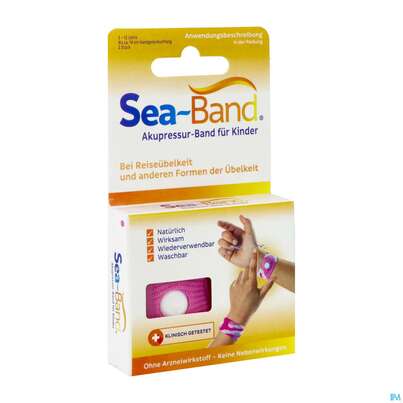 Akupressurband Sea Band Pharmag Fuer Kinder Pink 2st, A-Nr.: 5682748 - 02