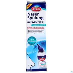 Nasen Spuelung Abtei 100% Nat.meersalz O.kons Ab 3 Jahren 100ml, A-Nr.: 5214680 - 01