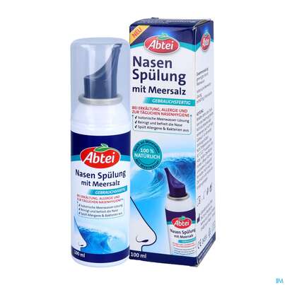 Nasen Spuelung Abtei 100% Nat.meersalz O.kons Ab 3 Jahren 100ml, A-Nr.: 5214680 - 04