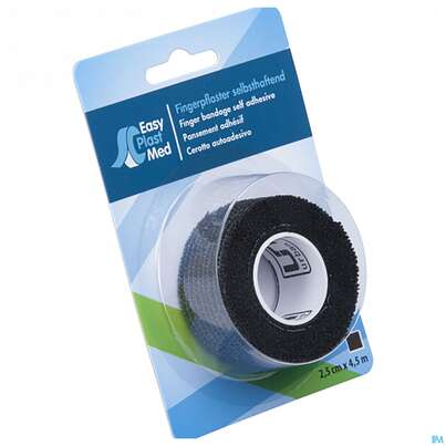 Easyplast Med Fingerpflaster 2,5cm X 4,5m Schwarz 1 Stück, A-Nr.: 5457827 - 02