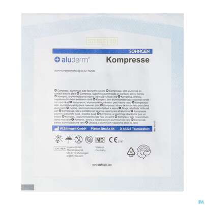 Kompressen Aluderm Einzeln Steril 7,5x 7,5cm 1st, A-Nr.: 1712464 - 02