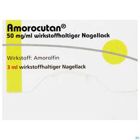 Amorocutan Wirkstoffhaltiger Nagel- Lack 50mg/ml 3ml, A-Nr.: 3926198 - 01