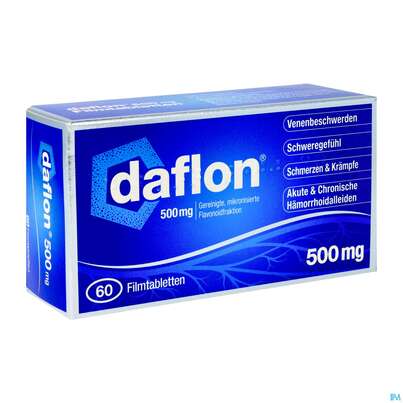 Daflon Filmtabl 500mg 60st, A-Nr.: 4219362 - 02