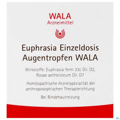 Euphrasia -wala Einzeldosis Augentropfen 0,5ml 5st, A-Nr.: 4967905 - 01