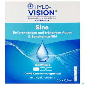 Augentropfen Hylo-vision Sine 0,4ml 60st, A-Nr.: 3829555 - 01