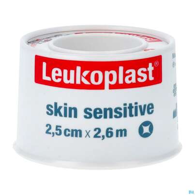 Rollenpflaster Leukoplast Skin Sensitive Fixierverband Silikon Spule 2,5cmx 2,6m 76173 1st, A-Nr.: 5109865 - 05