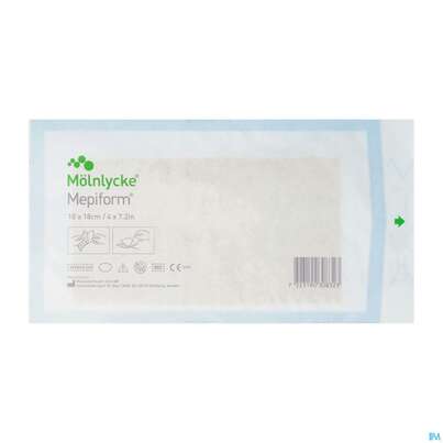 Wundverband Mepiform Silikonverband Selbsthaftend 10x 18cm 1st, A-Nr.: 2302627 - 02