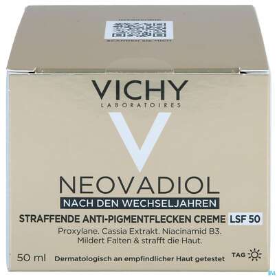 Vichy Neovadiol Anti-pigmentflecken Creme Lsf50 50ml, A-Nr.: 5747376 - 01