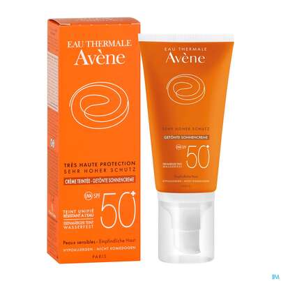 Avène Sunsitive Getönte Sonnencreme Spf 50+ 50ml, A-Nr.: 2840425 - 08