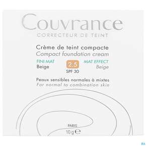 Avène Couvrance Kompakt Creme-make-up Mattierend Beige 10g, A-Nr.: 4782040 - 01