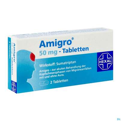 Amigro Tabl 50mg 2st, A-Nr.: 5517475 - 02