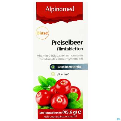 Preiselbeer Filmtabl Alpinamed 60st, A-Nr.: 3141965 - 01