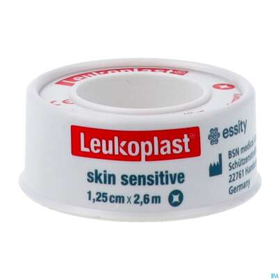 Wundverband Leukoplast Skin Sensitive Fixierverband Silikon Spule 1,25cmx 2,6m 76173 1st, A-Nr.: 5341906 - 02