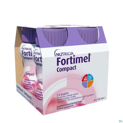 Fortimel/compact/2.4 125ml Vitalflasche Erdbeere 4st, A-Nr.: 4294056 - 03