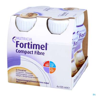 Fortimel/compact/fibre 125ml Vitalflasche Mocca 4st, A-Nr.: 3797915 - 02