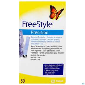 Diagnostika U.zubehoer Freestyle/precision Teststreifen -abbott 50st, A-Nr.: 2392085 - 01