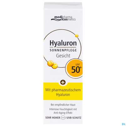 Sonnenprodukte Hyaluron Sonnenpflege Gesicht Lsf50+ 50ml, A-Nr.: 4624281 - 01