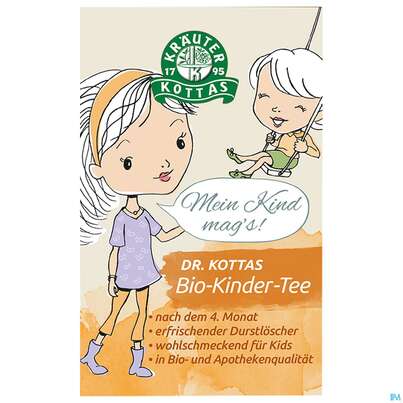 Sie sehen eine Packung Dr.Kottas Tee Bio-kinder-power 20st, Produktbild: 03 Dr.Kottas Tee Bio-kinder-power 20st, A-Nr.: 4600323 - 03