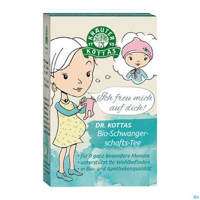 Sie sehen eine Packung Dr.Kottas Tee Bio-schwangerschaft 20st, Produktbild: 01 Dr.Kottas Tee Bio-schwangerschaft 20st, A-Nr.: 4401262 - 01