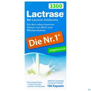 Lactrase Kapseln 3.300 Fcc -pro Natura 100st, A-Nr.: 2061170 - 01