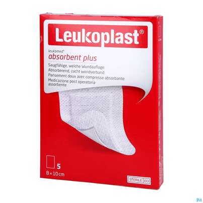 Wundverband Leukomed/steril/leukoplast Verklebungsschutz 8cmx10cm 5st, A-Nr.: 4746699 - 04