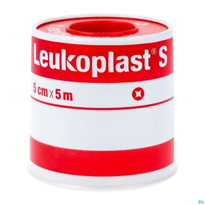 Wundpflaster Leukoplast/s Rollenpflaster 5mx 5cm 4761600 1st, A-Nr.: 1218362 - 02