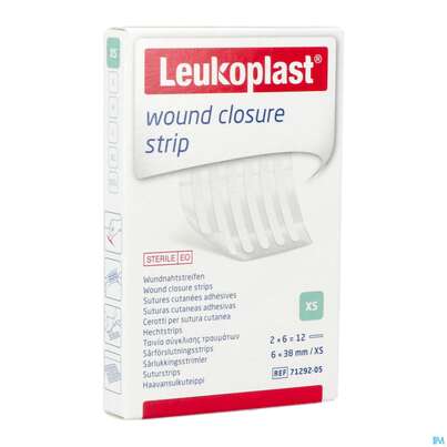 Wundverband Wundnahtstreifen/steril Leukoplast/weiss Closure Strip 6x 38mm 12st, A-Nr.: 3478920 - 02