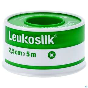 Rollenpflaster Leukosilk Rollenpflaster 5mx 2,5cm 01022 1st, A-Nr.: 5020579 - 01