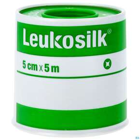 Wundpflaster Leukosilk Rollenpflaster 5mx 5cm 01024 1st, A-Nr.: 5020585 - 01