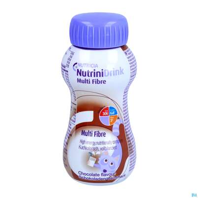 Nutrini/drink Flasche Multifibre 200ml Schokolade 1st, A-Nr.: 3274672 - 01