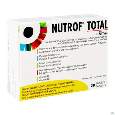 Nutrof Total Kapseln 30st, A-Nr.: 3946427 - 02