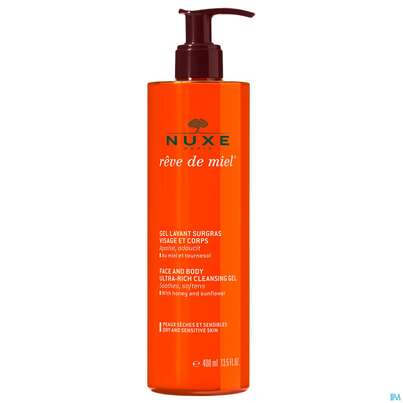 Nuxe Reve De Miel Gel Lavant Surgras Visage Et Corps 400ml, A-Nr.: 4080467 - 02