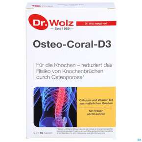 Osteo Coral D3 Kapseln Dr.wolz Nr 60652 60st, A-Nr.: 4151380 - 01