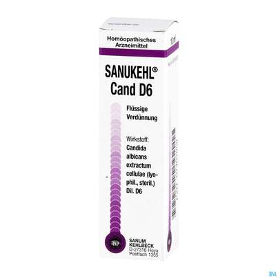 Sanukehl Cand Tropfen D6 10ml, A-Nr.: 2083220 - 02