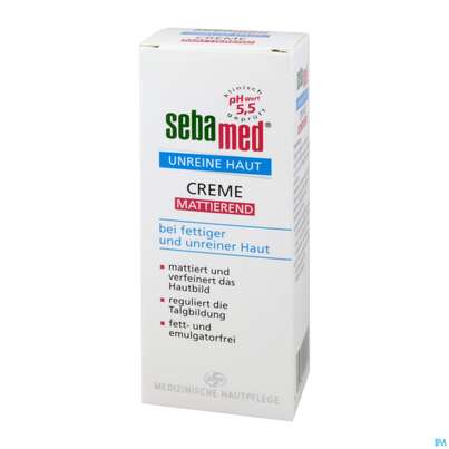 Sebamed Clear Face Mattierende Creme 50ml, A-Nr.: 4065054 - 01