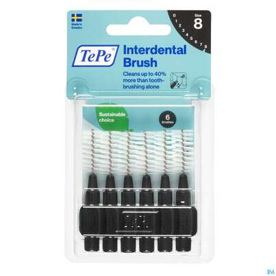 Tepe Interdentalbuersten 1,5mm Schwarz 6st, A-Nr.: 3698478 - 02