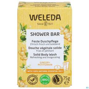 Weleda Feste Duschpflege Ginger +petitgrain 75g, A-Nr.: 5565238 - 01