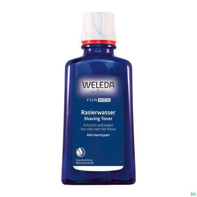 Sie sehen eine Packung Rasiercreme,-seife,-wasser Weleda Rasierwasser 100ml, Produktbild: 05 Rasiercreme,-seife,-wasser Weleda Rasierwasser 100ml, A-Nr.: 0639831 - 05