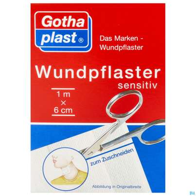 Wundpflaster Sensitiv 1mx 6cm 1st, A-Nr.: 2418382 - 01